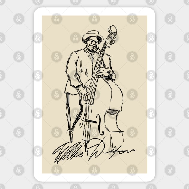 Willie Dixon Sticker by ThunderEarring